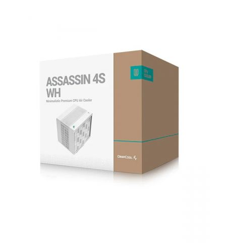 Кулер DEEPCOOL Gamer Storm ”ASSASSIN 4S WH” / Universal / 250W / 500~1800rpm/ <29.3 dB(A) / 61.25CFM / White