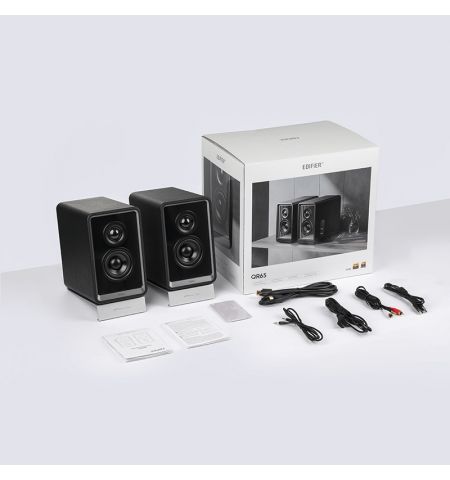 Настольный активный монитор с зарядным устройством GaN Edifier QR65 black / 70W / Bluetooth 5.3