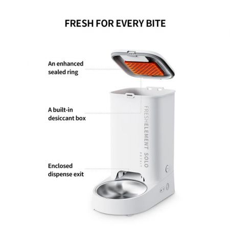 Умная кормушка для домашних животных Petkit Fresh Element SOLO/ Wi-Fi and Bluetooth / 3L