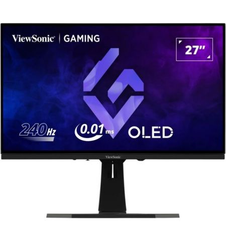 27.0” Игровой Монитор VIEWSONIC XG272-2K-OLED / OLED / 0,01ms / 2K / 240Hz / Black/White