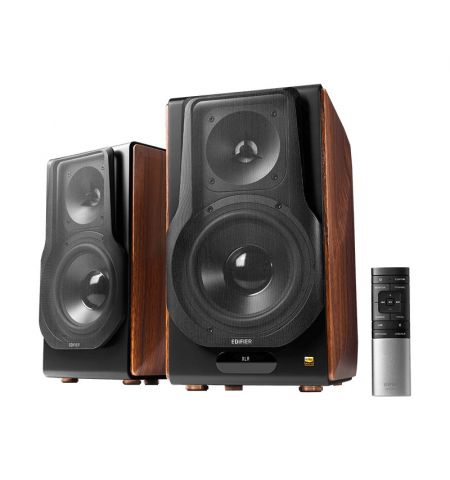 Колонки 2.0 Edifier S3000MKII Brown/ 256W/ Bluetooth 5.0/ Balanced XLR/ Optical/ Coaxial/ Line In/ USB inputs