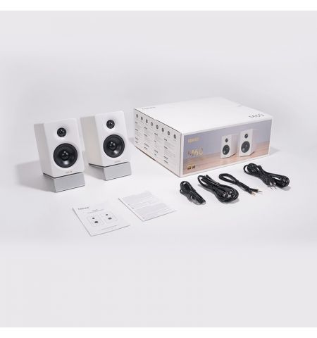 Колонки Edifier M60 White/ 66W RMS/ Bluetooth/ 3.5mm AUX/ USB-C audio inputs