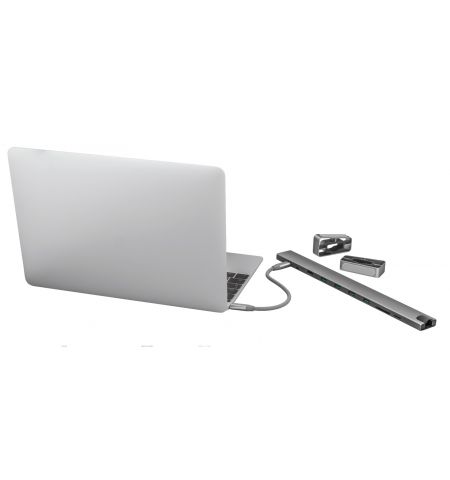 Многопортовый Адаптер Trust Dalyx/ USB-С/ 4xUSB-A/ 2xUSB-C/ HDMI/ RJ45/ SD/ microSD