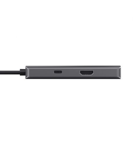 Многопортовый Адаптер Trust Dalyx/ USB-C/ 2xUSB-A/ 2xUSB-C/ HDMI/ RJ45/ SD