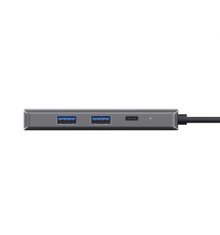 Многопортовый Адаптер Trust Dalyx/ USB-C/ 2xUSB-A/ 2xUSB-C/ HDMI/ RJ45/ SD