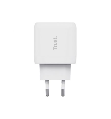 Trust Maxo 45W Universal USB-C Charger,  Charging technology USB-C, USB PD 3.0 + PPS, output (5, 9, 12, 15, 20V; max 3A), with included 2m USB-C cable, White
