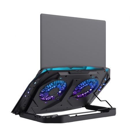 Охлаждающая подставка для ноутбука с разноцветной подсветкой Trust Gaming GXT 1127 YOOZY