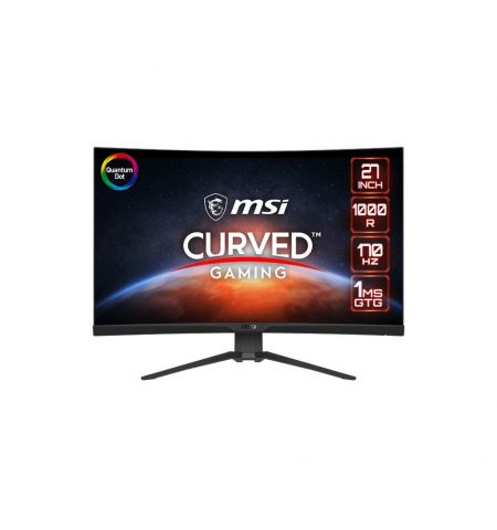 27.0” Игровой Монитор MSI MAG 275CQRF QD/ QHD/ Curved/ 1ms/ 170Hz/ Black