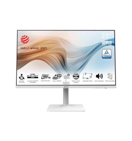 27.0” Монитор MSI Modern MD272XPW/ 1ms/ White