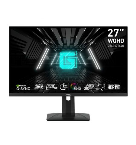 27.0” Игровой Монитор MSI G274QPX/ 1ms/ QHD/ 240Hz/ Black