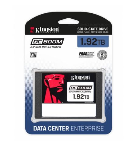 SSD 2.5” Kingston DC600M 1.92TB  (SEDC600M/1920G)