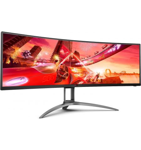49.0” Игровой Монитор AOC AGON AG493QCX / Curved / UltraWide / 32:9 / 144Hz / Black/Silver
