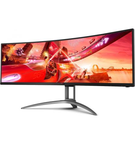 49.0” Игровой Монитор AOC AGON AG493QCX / Curved / UltraWide / 32:9 / 144Hz / Black/Silver