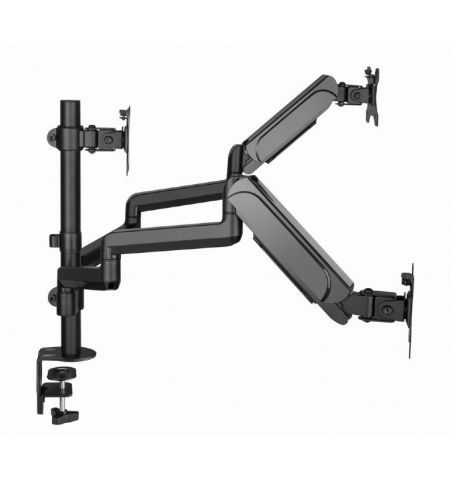Настольный регулируемый кронштейн для 3 мониторов (поворотный) 13”-27”, Gembird MA-DA3-01