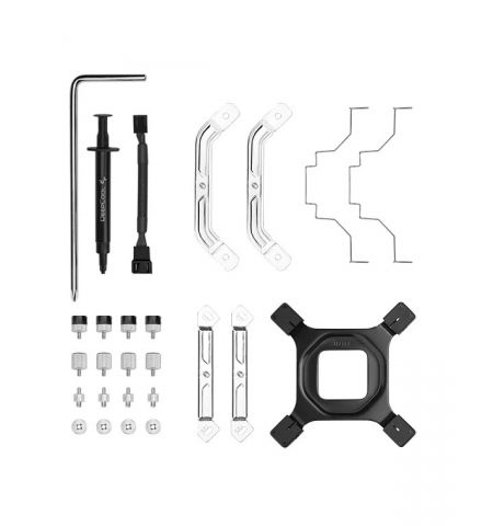 Кулер DEEPCOOL AK500 DIGITAL WH / Universal / 240W / 500~1850rpm / <28 dB(A) / 68.99 CFM / White