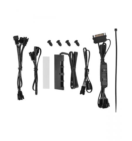 Кулер для корпуса DEEPCOOL ”CF120-3IN1” / 3 x A-RGB LED 120mm / Black Кулер для корпуса DEEPCOOL ”CF120-3IN1” / 3 x A-RGB LED 120mm / Black