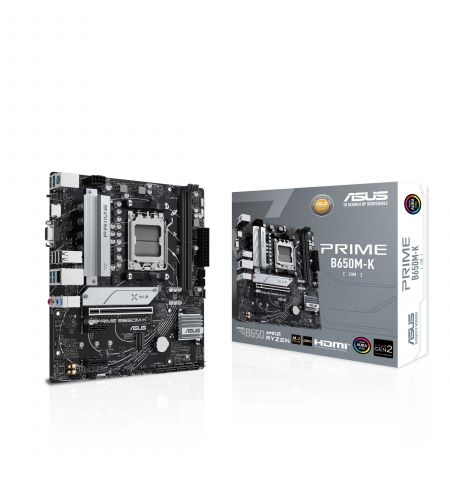 Материнская плата ASUS PRIME B650M-K / AM5 / B650 / DDR5 / mATX