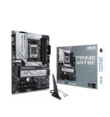 Материнская плата ASUS PRIME X670-P WIFI / AM5 / AMD X670 / DDR5 / ATX