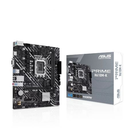 Материнская плата ASUS PRIME H610M-K / 1700 / H610 / DDR5 / mATX