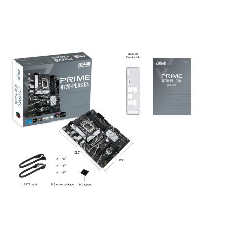 Материнская плата ASUS PRIME H770-PLUS D4 / 1700 / H770 / DDR4 / ATX Материнская плата ASUS PRIME H770-PLUS D4 / 1700 / H770 / DDR4 / ATX