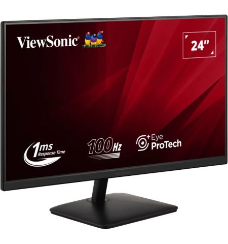23.8” Монитор VIEWSONIC VA2408-MHDB / 1ms / 100 Hz / Black