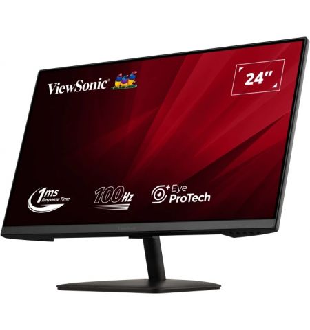 23.8” Монитор VIEWSONIC VA2408-MHDB / 1ms / 100 Hz / Black