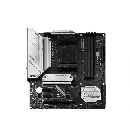 Материнская плата MSI MAG B550M MORTAR MAX WIFI / Socket AM4 / AMD B550 / mATX Материнская плата MSI MAG B550M MORTAR MAX WIFI / Socket AM4 / AMD B550 / mATX