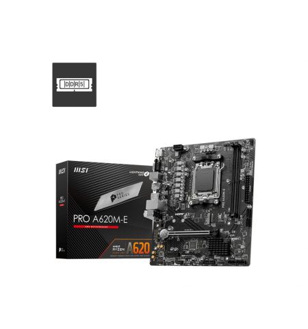 Материнская плата MSI PRO A620M-E / AM5 / B650 / DDR5 / mATX