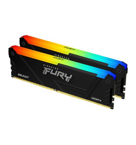 Оперативная память Kingston FURY® Beast DDR4 RGB 3200 МТ/с 16ГБ (Kit of 2*8GB)