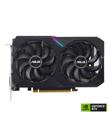 Видеокарта ASUS Dual GeForce RTX 3050 V2 OC Edition / 8GB / GDDR6 / 128Bit