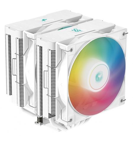 Кулер DEEPCOOL  AG620 DIGITAL WH ARGB / Universal / 260W / 300~1950rpm, <29.4dBA / 67.88CFM / White
