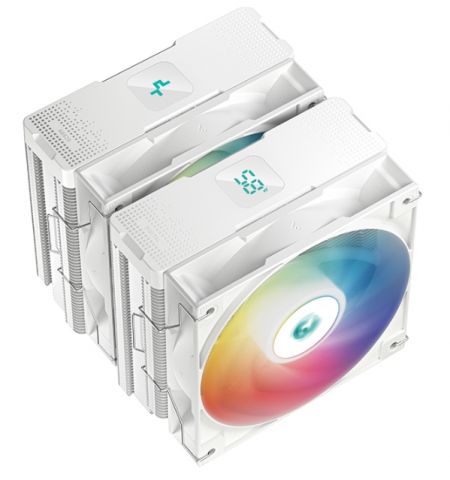 Кулер DEEPCOOL  AG620 DIGITAL WH ARGB / Universal / 260W / 300~1950rpm, <29.4dBA / 67.88CFM / White