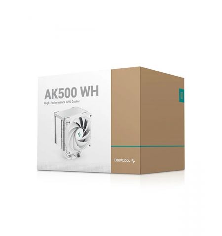 Кулер DEEPCOOL AK500 WH / Universal / 240W / 500~1850rpm / <31,5 dBA / 68.99 CFM / White