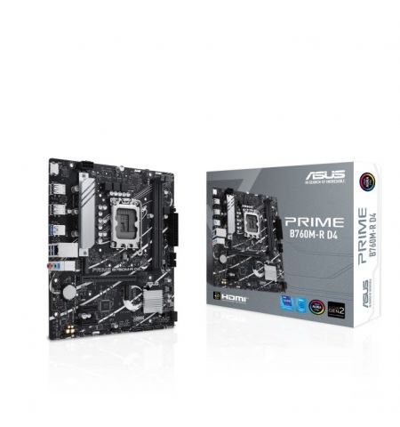 Материнская плата ASUS PRIME B760M-K D4 / 1700 / B760 / DDR4 / mATX