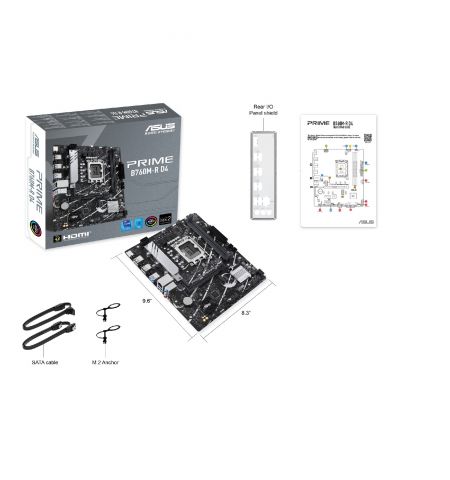 Материнская плата ASUS PRIME B760M-K D4 / 1700 / B760 / DDR4 / mATX Материнская плата ASUS PRIME B760M-K D4 / 1700 / B760 / DDR4 / mATX