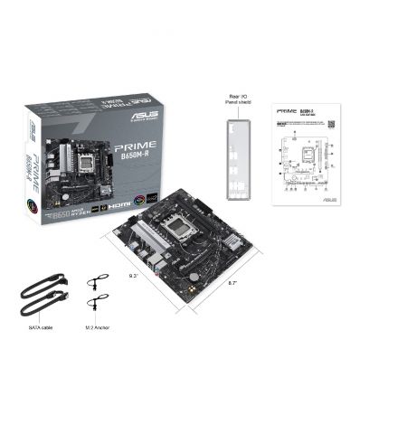 Материнская плата ASUS PRIME B650M-R / AM5 / B650 / DDR5 / mATX Материнская плата ASUS PRIME B650M-R / AM5 / B650 / DDR5 / mATX