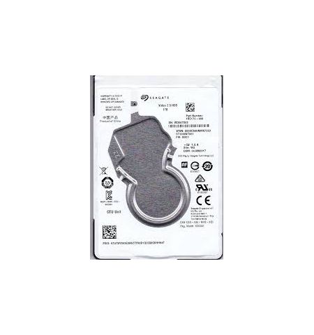 2.5” HDD Seagate ST1000VT001 Video 1.0TB / 5400rpm / 128MB / SATAIII