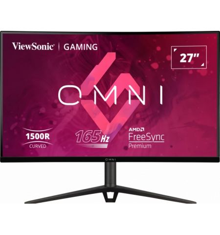 27.0” Игровой Монитор VIEWSONIC VX2718-2KPC-MHDJ/ 2K/ Curved/ 1ms/ 165Hz/ Black