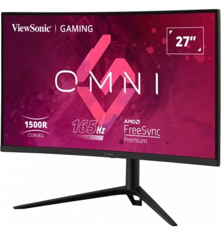 27.0” Игровой Монитор VIEWSONIC VX2718-2KPC-MHDJ/ 2K/ Curved/ 1ms/ 165Hz/ Black