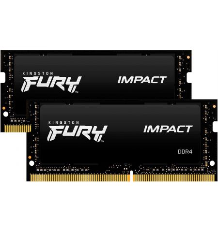 Оперативная память Kingston FURY® Impact DDR4-2666 SODIMM 32ГБ (Kit of 2*16GB)