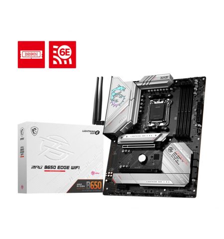 Материнская плата MSI MPG B650 EDGE WIFI/ AM5/ B650/ DDR5/ ATX