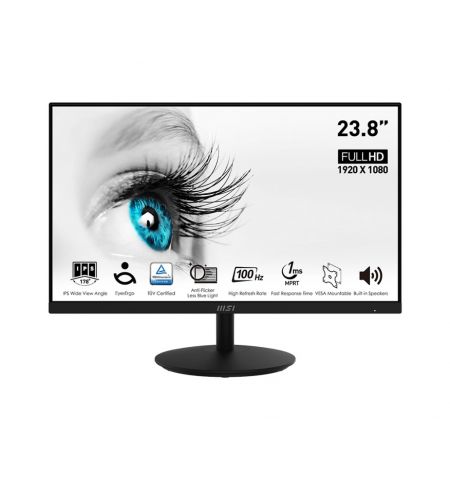 23.8” Монитор MSI PRO MP242A/ 4ms/ 100Hz/ Black