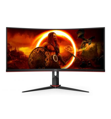 34.0” Игровой Монитор AOC CU34G2XP/BK/ Curved/ 4K/ 1ms/ 180Hz/ Black