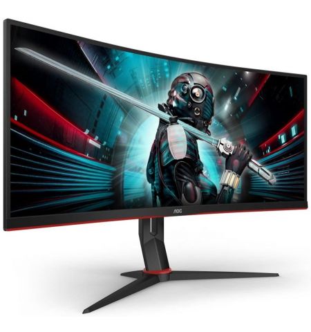 34.0” Игровой Монитор AOC CU34G2XP/BK/ Curved/ 4K/ 1ms/ 180Hz/ Black 34.0” Игровой Монитор AOC CU34G2XP/BK/ Curved/ 4K/ 1ms/ 180Hz/ Black