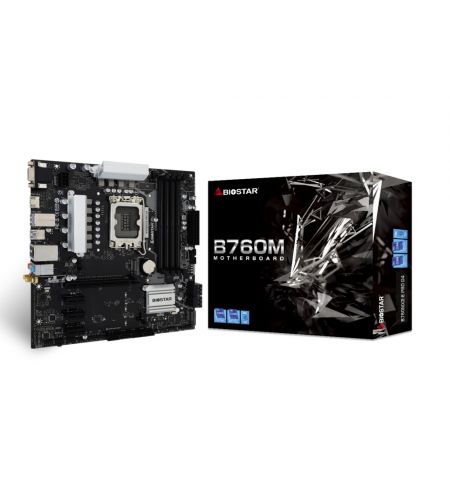 Материнская плата BIOSTAR B760MX2-E PRO D4/ AM4 / B760 / DDR4 / mATX