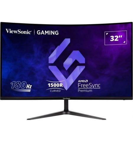 31.5” Monitor Gaming VIEWSONIC VX3218-PC-MHD / FHD / Curved / 1ms / 180Hz / Black