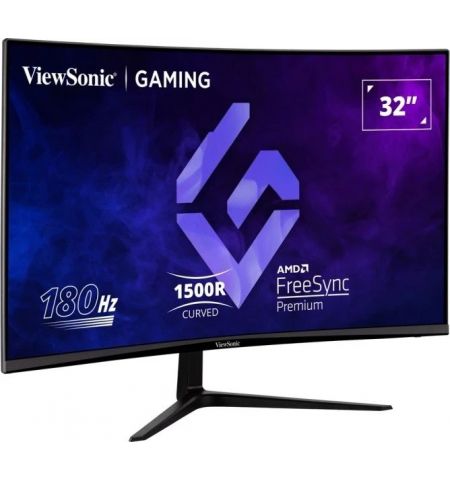 31.5” Monitor Gaming VIEWSONIC VX3218-PC-MHD / FHD / Curved / 1ms / 180Hz / Black