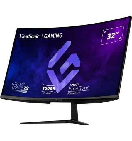31.5” Monitor Gaming VIEWSONIC VX3218-PC-MHD / FHD / Curved / 1ms / 180Hz / Black