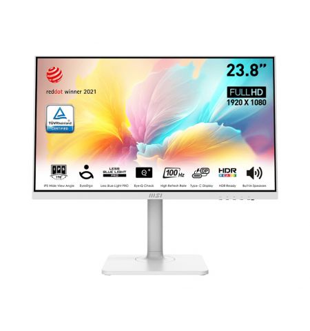 23.8” Монитор MSI Modern MD2412PW/ 1ms/ 100Hz/ White