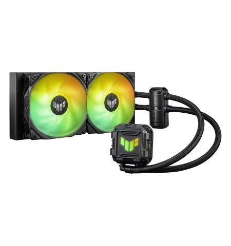 Житкостный Кулер ASUS TUF GAMING LC II 240 ARGB/ Universal/ 800~2000pm/ 29 dBA /67CFM/ Black Житкостный Кулер ASUS TUF GAMING LC II 240 ARGB/ Universal/ 800~2000pm/ 29 dBA /67CFM/ Black